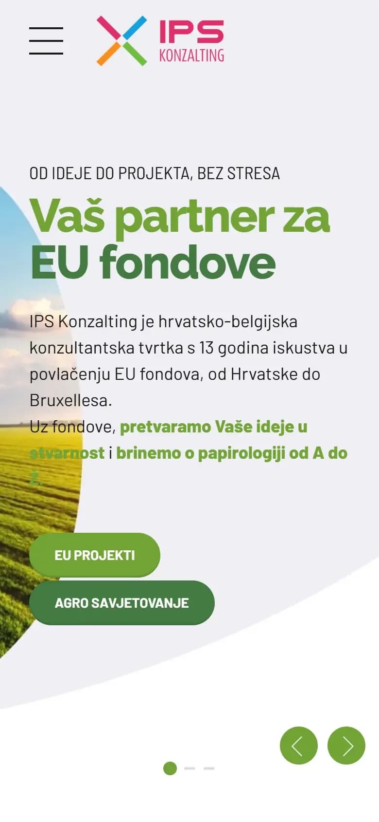 IPS Konzalting d.o.o.: web stranica (mobitel)